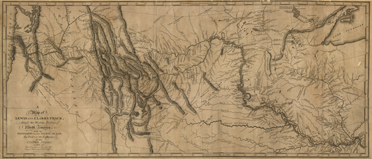 1814 Map of Lewis & Clark's Track