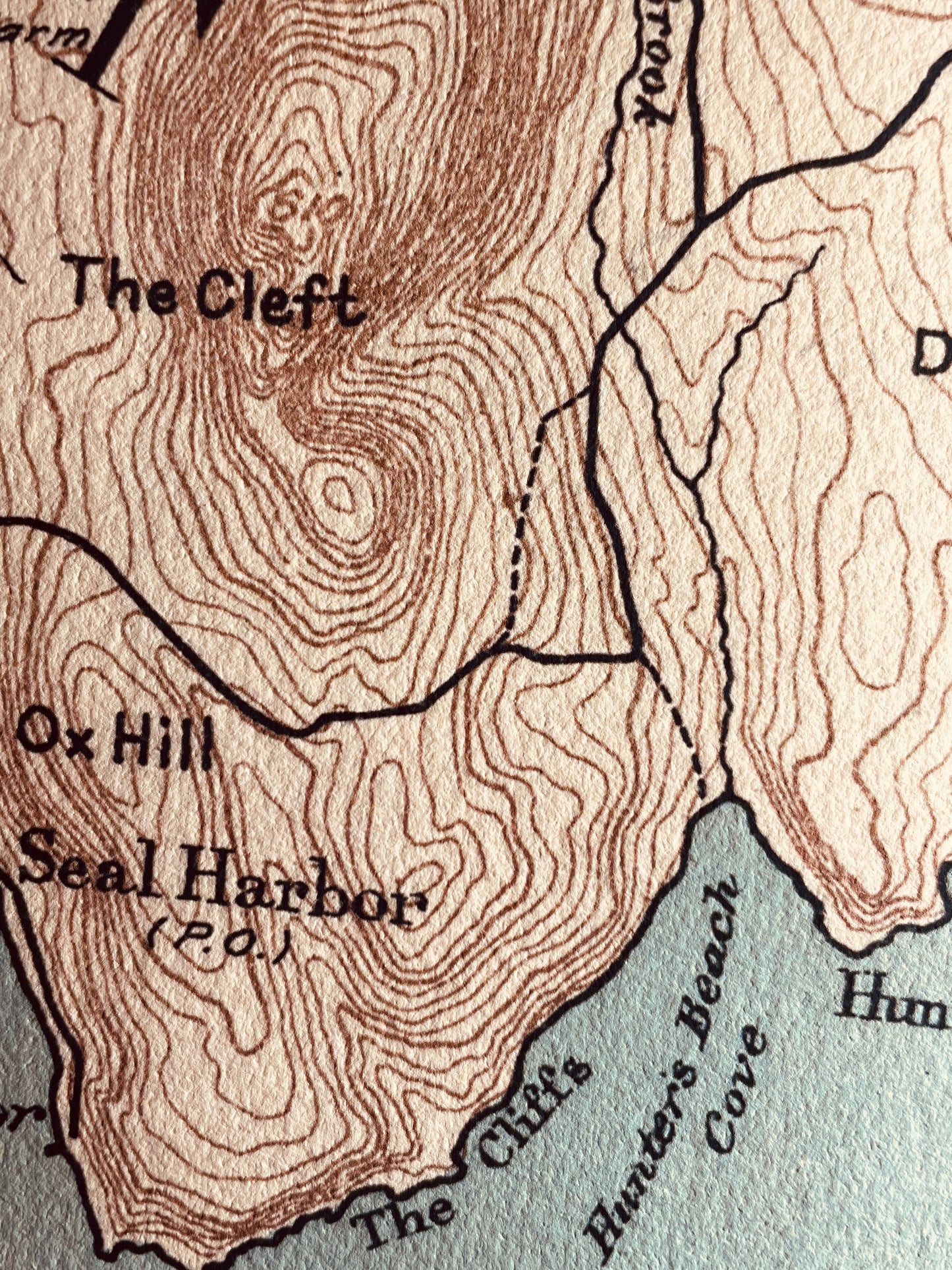 1893 Map of Mount Desert Island, Maine